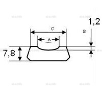 Плоские керамические подкладки С-27mm - st-e.info - Сургут