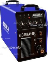 Сварочный полуавтомат инверторный одноблочный Brima MIG/MMA-160 - st-e.info - Сургут