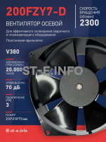 Вентилятор  200FZY7-D  - st-e.info - Сургут