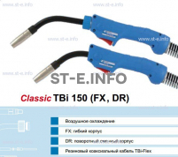 Горелка для полуавтоматической сварки TBi 240-blue-ESG, длина 3 метра - st-e.info - Сургут