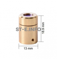 Защитный колпачок с защитным стеклом для QBH коннектора оптоволокна MAXQBHE05 - st-e.info - Сургут