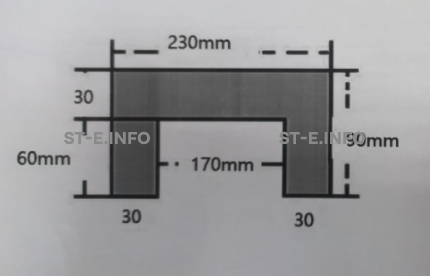 Гофрозащита усиленная 3600x230x30 для станков  - st-e.info - Сургут